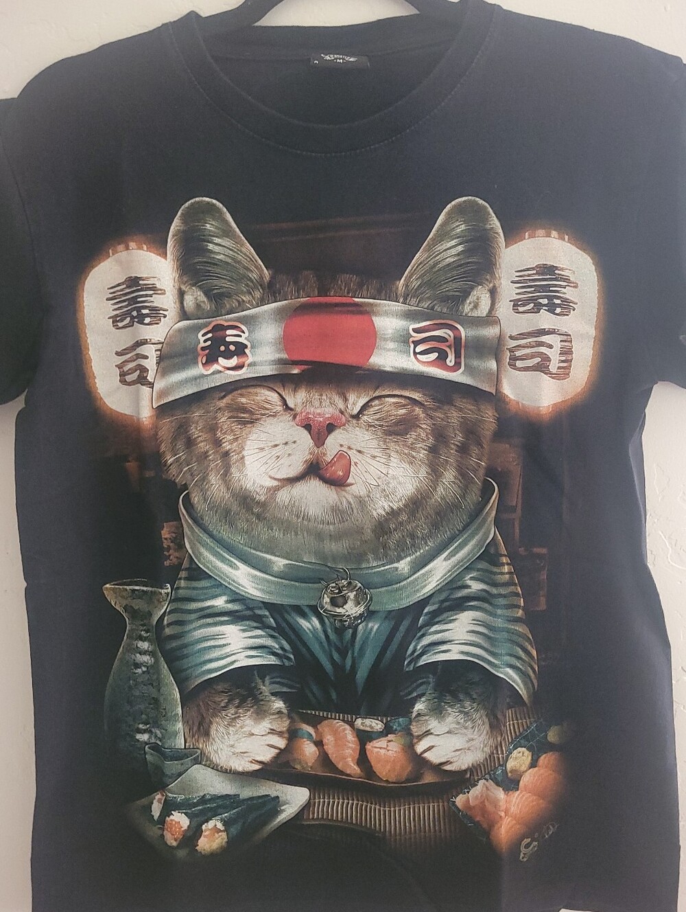 Caballo "Sushi Cat Chef" Glow-in-the-Dark Graphic Tee
